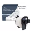 MEDIARANGE Labels Compatible with Brother DK-11202, 300 pcs, Black/White