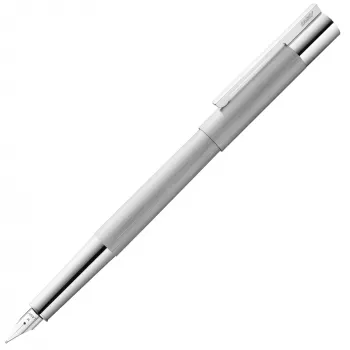 LAMY scala patronos töltőtoll, kefélt ezüst, M (közepes)