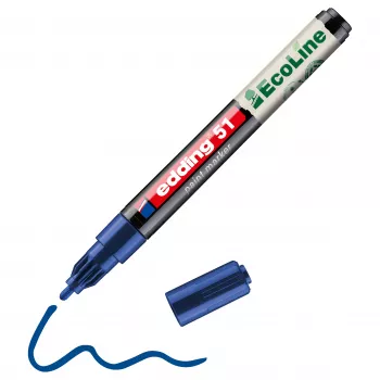 Edding 51 EcoLine 4-51-003 lakkmarker kék 1 mm, 2 mm