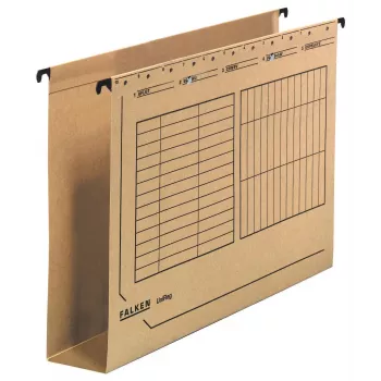 FALKEN Hanging File Pocket DIN A4, 6 cm, Kraft Brown