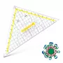 ARISTO geometriai háromszög fogóval, 25,0 cm