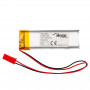 Akyga AKY0655 LP602158 Li-Po akkumulátor 3,7 V 750 mAh PCM-mel, JST 2,54 mm 2-pin dugó, 150 mm kábel