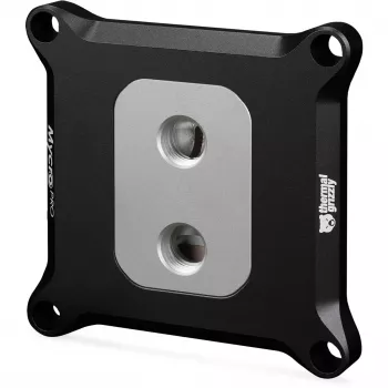 Thermal Grizzly Mycro Pro Stainless Steel CPU-hűtő, Intel 1700/1851, fekete/ezüst