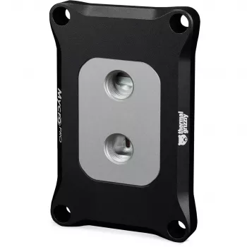 Thermal Grizzly Mycro Pro Stainless Steel CPU-hűtő, AMD AM4/AM5, fekete/ezüst