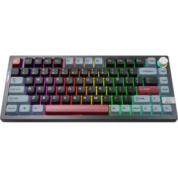 Montech MK PRO 75 billentyűzet, DE kiosztás, Gateron G Pro 3.0 Brown, fekete/többszínű