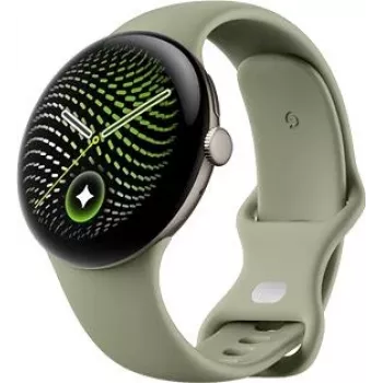 Google Pixel Watch 5 WiFi okosóra, 41 mm, Satin Pyrite / Olive, GA11567-DE