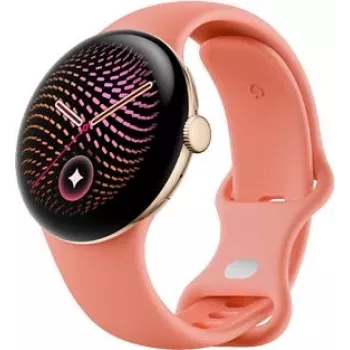 Google Pixel Watch 5 WiFi okosóra, 41 mm, Champagne Gold / Canyon, GA10902-DE