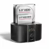 Axagon ADSA-SC dokkoló 2,5/3,5 inch SATA meghajtókhoz, USB-C 5 Gbit/s, klónfunkcióval