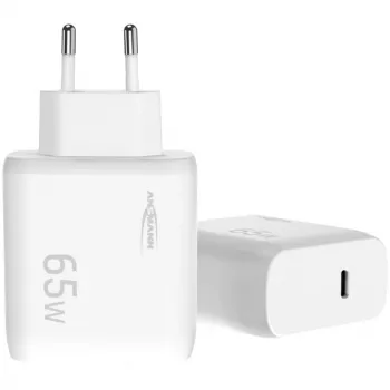 Ansmann Home Charger HC165PD USB-töltő, 1x USB-C, PPS, PD, Quick Charge, 65 W, fehér