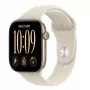 Apple Watch Series 12 GPS okosóra, 42 mm, világosarany alumíniumház, homok sport szíj S/M