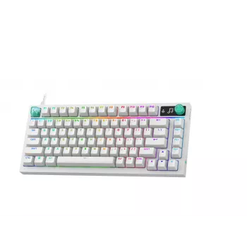 Logitech G316 X 75 gamer billentyűzet, fehér, UK kiosztás
