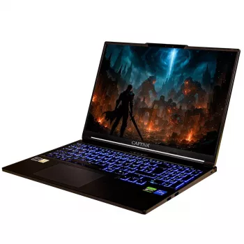 Captiva Highend Gaming I94-238GE 94238 notebook, Intel Core i7-14650HX, 16 inch WUXGA, 1 TB SSD, Windows 11 Home, fekete