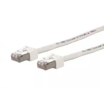 Metz Connect Ultraflex500 VoIP patchkábel S/FTP Cat.6, fehér, 1,0 m