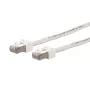 Metz Connect Ultraflex500 VoIP patchkábel S/FTP Cat.6, fehér, 10,0 m