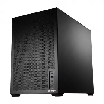 FSP S210 POC0000341 számítógépház, fekete