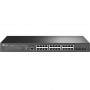 TP-Link JetStream TL-SG3428XPP-M2 menedzselt L2+ hálózati switch, 2,5G Ethernet, PoE, 1U, fekete