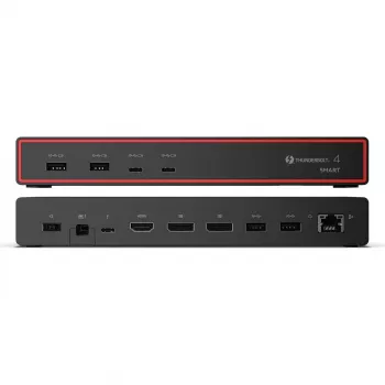 Lenovo ThinkPad Thunderbolt 4 Smart Dock 40BE0135DE dokkoló, fekete, 100 W, 4K@60Hz