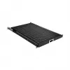 EFB Elektronik 691651ATS.12 kihúzható 19 inch polc 1HE, mélyfekete RAL 9005