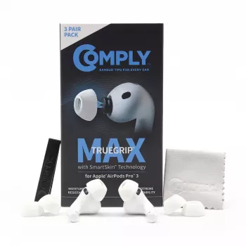 Comply MAX fülbetét Apple AirPods Pro 3-hoz, fehér, L méret