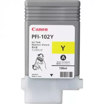 Canon PFI-102Y 0898B001AA tintapatron, sárga
