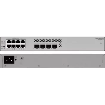 Huawei eKit S220S-8P4J menedzselt L2 switch, 12 port, 8x GbE PoE, 4x 2,5GbE SFP, PoE-keret 128 W (98012471-001)
