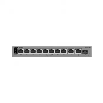 Reyee RG-ES211GS-P PoE hálózati switch, 8 port + 2x uplink + 1x SFP