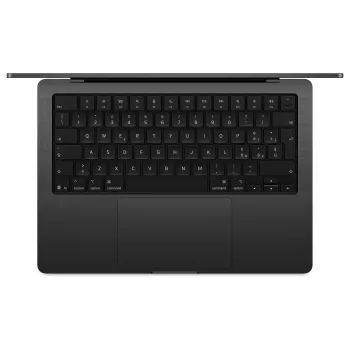 Apple MacBook Pro 14 M5 Pro notebook, Space Black, 18 magos CPU, 20 magos GPU, 48 GB RAM, 1 TB SSD, német billentyűzet, nanotexturált üveg (Z1ML_13855_DE_CTO)