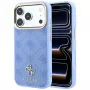 Guess Peony 4G Small Logo MagSafe okostelefon tok iPhone 18 Pro / 17 Pro készülékhez, világoskék