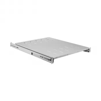 EFB Elektronik 691651NAGR.68 19″ 1HE polc, kihúzható, beépítési mélység 378–612 mm, 30 kg, RAL 7035
