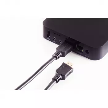 Wentronic 77473-E HDMI kábel, 3 m, 3D, Ethernet, 4K 60 Hz, aranyozott