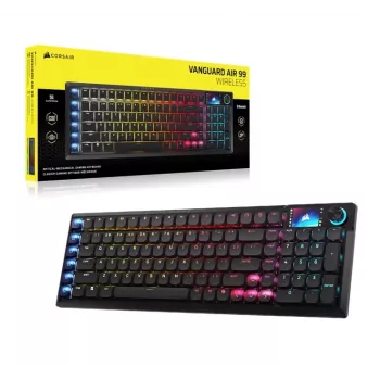 Corsair VANGUARD AIR 99 WL CH-91HA01B-NA gaming keyboard, black