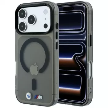 BMW BMW001323 tok iPhone 18 Pro Max / 17 Pro Max készülékhez, M IML Glossy Metal Logo & Trims, MagSafe, fekete