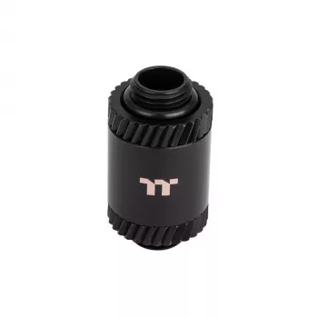 Thermaltake Pacific SF hosszabbító fitting Male-Male CL-W391-CU00MK-A, 30 mm, matt fekete, DIY LCS