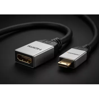 celexon Mini-HDMI adapter M/F Ethernet-csel, 2.0a/b, 4K, Professional
