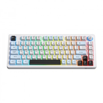 ONIKUMA MT501 gamer billentyűzet, 75 %, fehér