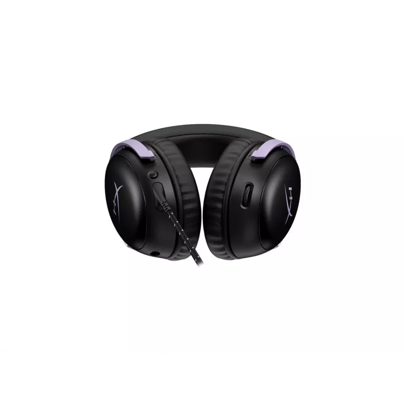 HyperX Cloud III gamer headset, fekete/lavendula