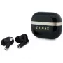 Guess Glossy Gold LinePrinted Classic Logo TWS fejhallgató, fekete