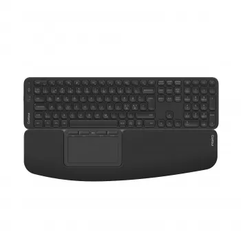 Contour Design CDTP1050BALPN1050 vezeték nélküli billentyűzet, teljes méret (100%), RF, ollós kapcsolók, QWERTY, fekete
