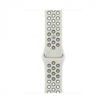 Apple Nike Sport Band for Apple Watch 46 mm, Essential White, S/M, MKTQ4ZM/A