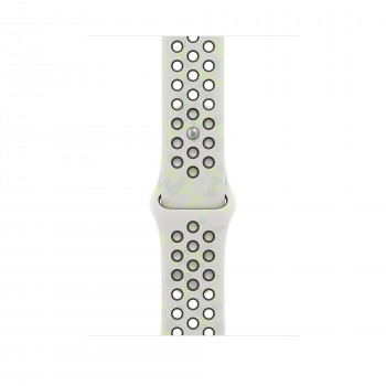 Apple Nike Sport Band for Apple Watch 46 mm, Essential White, S/M, MKTQ4ZM/A