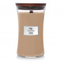 WoodWick Cashmere nagy gyertya, 610 g, barna