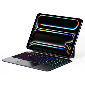 Dux Ducis MK sorozat billentyűzetes tok iPad Pro 11″ (2024) készülékhez, fekete