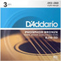 Daddario D'Addario EJ16 húrok akusztikus gitárhoz, 12-53