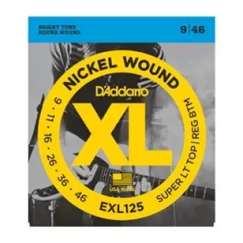 Daddario D'Addario EXL125 XL Nickel Round Wound húrok elektromos gitárhoz, 9-46