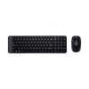 Logitech MK220 vezeték nélküli billentyűzet-egér szett, 2,4 GHz, 920-008318, fekete