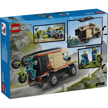 LEGO City 60512 Mountainbike-Abenteuer-Transporter építőkészlet, 260 darab