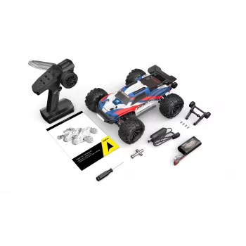 Amewi Hyper Go Truggy V2 brushless 4WD, 1:16, RTR, kék/piros