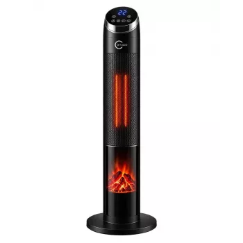 Carruzzo Q20H1 hősugárzó 95 cm, fekete