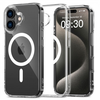 Tech-Protect Flexair Hybrid MagSafe tok Apple iPhone 16 Plus készülékhez, átlátszó