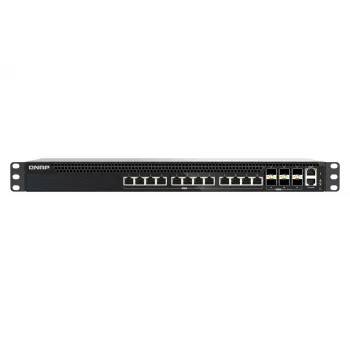 QNAP QSW-M5218-6F12T menedzselt L3 hálózati switch, 10G Ethernet, 1U rack
